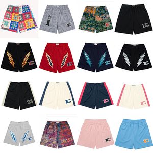 Tasarımcı Mens Shorts Temel Şort Sıradan Mesh Newyork City Skyline Spor Salonu Fitness Plajı Gevşek Spor Şortu Pantolon