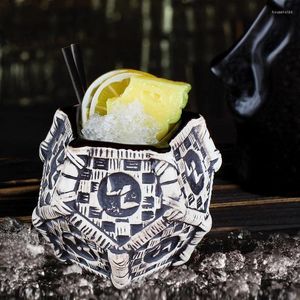 Tazze Tazza Tiki in ceramica Hawaii da 450 ml Tazza da cocktail creativa Isola di Pasqua Regalo di Halloween per gli amici Strumento