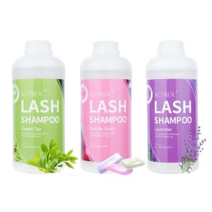 Sun 1000ml Eyelash Remover Foam Lash Shampoo Pump Press Lash Lift Eyelash Cleanser Foam Shampoo Kit Clean Eyelash Extension