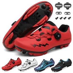 Footwear 2022 New Cycling MTB Shoes Men Route Cleat Road Dirt Bike Speed Flat Sneaker Racing Women Bicycle Mountain Spd Biking