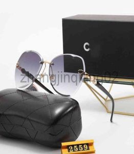 Designer Sunglass Luxurious Fashion Eyewear Woman Mens Lovers Brand Pop Style Personality Pearl Frameless Womens Ultraviolet Anti Blue Sunglasses6593214