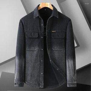 Jackets Arrival Fashion Super Large Spring Autumn Workwear Denim Casual Mens Jacket Coat Plus Size XL2XL3XL4XL5XL 6XL 7XL 8XL2024