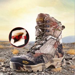 Fitnessschuhe 47 Große Größe Bionic Camouflage Thermo-Schneestiefel Winter Outdoor Jagd Klettern Wandern Sport Fleece Warm Taktisch