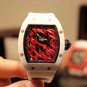 Luxury Mens Mechanical Watch Richa Milles Business Leisure RM26-02 Hela automatiska keramiska fallband Fashion Swiss Movement Wristwatches