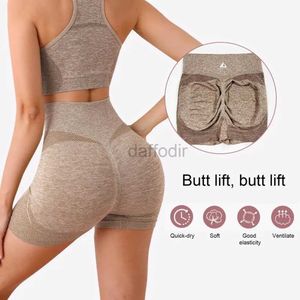 Women's Tracksuits Vest Shorts Set High Waist Sportswear Set with V Neck Vest Quick Dry Shorts Sleeveless Backless Active 24318