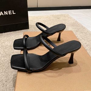 HBP Non-Brand all'ingrosso di alta qualità da donna nero bianco sandali alla moda tacchi sandali moda economici tacchi alti per le donne