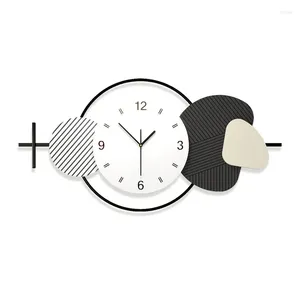 Orologi da parete Orologio minimalista creativo Soggiorno Casa Camera da letto unica Ufficio Lusso Fantasia Elegante Reloj De Pared