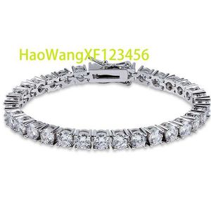 Fine Zircon Jewelry 2mm 3mm 4mm 5mm Diamond 925 Sterling Silver CZ Cubic Zirconia Tennis Link Chain Charm Bracelets