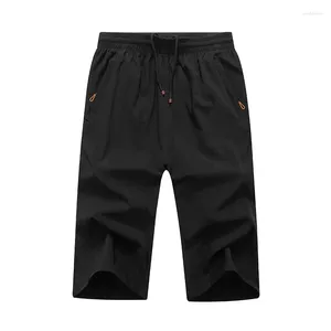 Men's Shorts Summer Loose Straight Casual Thin Pants Quick Dry Tactical Beach Stretch Seven Outdoor Plus Size Short