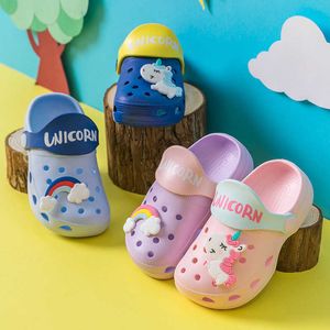 HBP Non-Brand Großhandel Jungen Mädchen Kinder Clogs Eva Cartoon Sandale Atmungsaktive Kinder Gartenschuhe für Baby