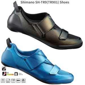 Sapatos Shimano Sphyre sh TR9 (TR901) Sapatos de travamento masculinos de triatlo de Triathlon