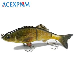 إغراء الصيد الصلب 3 شرائح اصطناعية متعددة المسببة للسباحة لحياة crankbait غرق wobblers 50g 15cm 240312