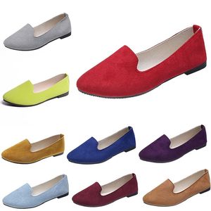 Mulheres confortáveis sapatos casuais treinador laranja preto vermelho amarelo roxo verde pêssego roxo rosa tênis ao ar livre tendências senhoras deslizamento plano trabalho sapato de maternidade A023