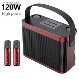 Altoparlanti portatili Microfono portatile wireless ad alta potenza da 120 W Altoparlante Bluetooth Suono Festa in famiglia Karaoke Subwoofer Boombox caixa de som Ys-219 24318