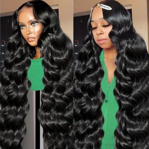 Cosdelu Transparent Body Wave Hd Lace Front Human Hair Wig Brazilian Remy 250 Density 13x4 Frontal Wigs for Women