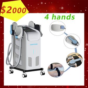 ems slim hiemtsure body sculpting neo slimming 4 output massager machine electromagnetic muscle with 4 handlers nova pro for belly butt professional