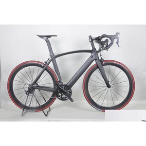 Bisiklet Tasarımı FM098 Black Maaero Di2 Yol Yarışı Bisiklet 5800 Grup Seti FL Karbon Damla Teslimat Sporları Dışarıda Bisiklet Otjxn satmak için
