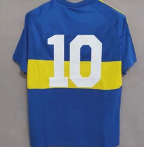 1999 2000 Boca Juniors Retro-Fußballtrikots Maradona Roman Riquelme Palermo Fußballtrikots Uniform Vintage Camisa Maillot de Foot Trikot 1981