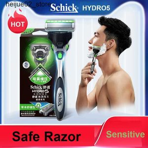 Rasoi elettrici Nuovo rasoio di sicurezza originale Schick Hydro 5 per i migliori rasoi da uomo sensibili.Consegna gratuita dell'inventario del rasoio Q240318