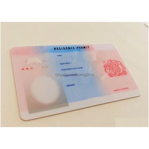 Palace Museum Souvenir PC/PVC-Karte Rfid B Anpassungskosten Reinweiß PC-Material Karten Chip leer bedruckt mit UV-Tinte/Hologramm Dro Dhr92