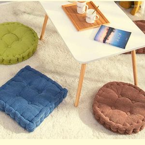 Kudde inyahome tjockare rund fyrkantig våningssäte s tatami mat pad ottoman poufs mjuka meditationskuddar för läsning