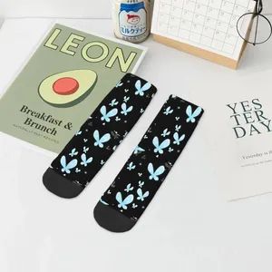 Men's Socks Hip Hop Butterflies Pattern Summer Unisex Hollow Knight Harajuku Seamless Printed Funny Novelty Happy Crew Sock