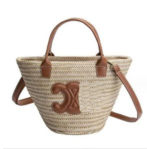 Icare Designer Tote Women Maxi Handbag raffias手巻きのストロー高品質のビーチ大容量トートショッピングバッグショルダーバッグ財布