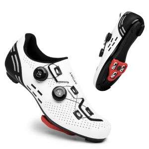 Stövlar 2023 Cykling Mtb Shoes With Clits Men Route Cleat Road Bike Speed ​​Flat Sneaker Racing Women Cykel Mountain SPD Cykling Skodon