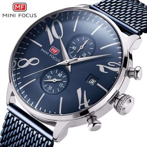 Business WatchCalendar WaterproofMetal Mini Focusmen