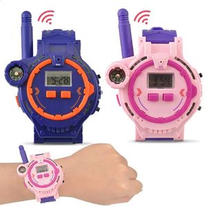 Kids Walkie Talkie Watch Walkie Talkies For Kids 2 Pack Two-Way Walky Talky Kids Camping Outdoor Toys Walkie-Talkie For Kids 240306