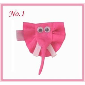 Accessori per animali popolari per bambini, clip di elefanti, clip per capelli sculture