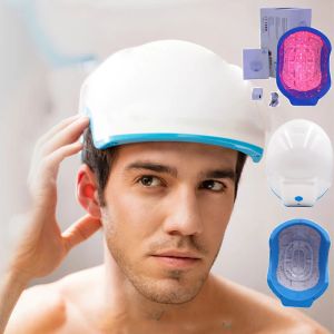 Продукты Лазерная терапия 678 нм Шлем для роста волос Устройство против выпадения волос Лечение против выпадения волос Способствует возобновлению роста волос Массажная шапочка