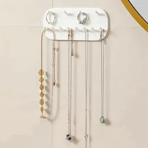 Smycken påsar vägghängare förvaringskrokar hållare arrangör örhänge ring halsband hållbar