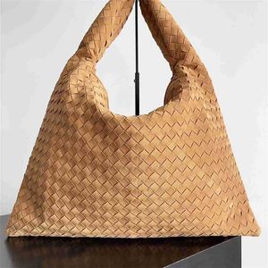 Bottegvenetas hop bolsa totes pele de bezerro axilas hobo tecido feminino único axilas mochila grande 53cm3vd8