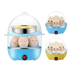 7 Eggs Boiler Steamer Multi Function Rapid Electric Egg Cooker AutoOff Generics Omelette Cooking Kitchen Tools 240307