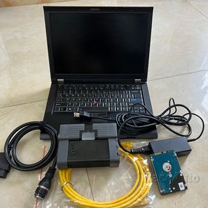 Ferramenta de diagnóstico icom a2 b c para bmw com laptop t410 1000gb hdd + hardbook (i5 4g) pronto para trabalhar programação 3 em 1