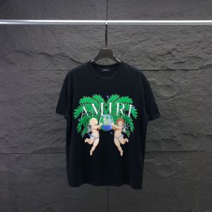 2024 Ny designer av lyx T-shirt Kvalitetsbrev tee Kort ärm Spring Summer Tide Män och kvinnor T-shirt M-3XL #11