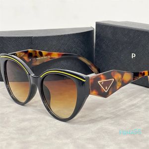 مصمم نظارات شمسية للنساء رسالة فاخرة UV400 Oval Sandy Shore Design Propealy Style Beach Travel Wear Geify Sunglasses Gift Gip Wool Good GOOL