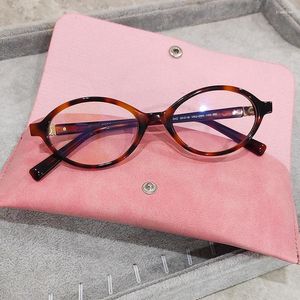 Occhiali da sole Y2K Ovale Acetato Tartaruga Lusso MU Donna Moda Uv400 Lady Outdoor Occhiali Neri Semplici