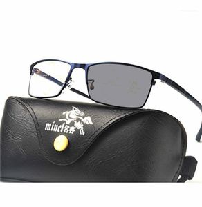 Progresywne okulary wieloogniskowe przejściowe okulary przeciwsłoneczne Pochromic Reading Men Punkty dla czytelnika w pobliżu Far Sight FML18422785