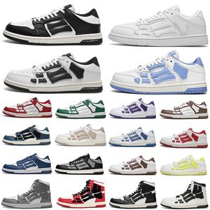 A mi ri SKEL TOP Low Herren Damen Mode Freizeitschuhe Sneaker Weiß Orange Grün Schwarz Hellgrau Blau Rot Braun Gelb Marine Trainer Sport Sneakers Plateauschuh