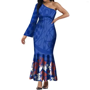 Party Dresses Summer Women's Dress Polynesian Custom Long Skirt Fishtail High Quality Evening