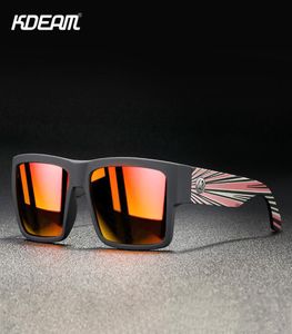 KDEAM Retro Moda Homens Óculos de Sol Polarizados Fortalecer TAC Espelho PCMetal Quadro Clássico Esportes Óculos de Sol AntiReflexo UV400 K25174114