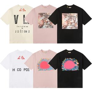 Casual Men's and Women's T-shirts Fashion casual letter-printed short sleeves, Christmas gift T-shirts the best selling luxury men's hip hop clothing European size s~xl