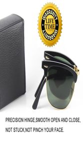 Дизайнерские солнцезащитные очки складные 2176 Club Luxury Brand master Оттенки для женщин Высокое качество Мужские квадратные солнцезащитные очки UV400 Защита An1242681
