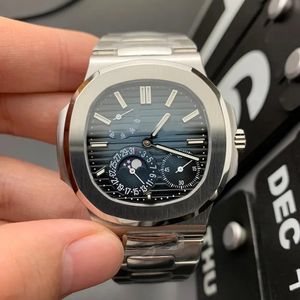 U1 Top Grade AAA Luxury Watch Автоматические механические часы для мужчин 40 мм 57121A ZF Фабрика 1: 1 Клон ETA240 Часы Начаты на ремни из нержавеющей стали.