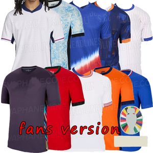 2024/25 Home and Away Men Kit Football -Shirts Fußballmannschaft Kane Ronaldo Grealish Mount Saka Mbappe Fußball -Fußball -Jersey -Fußball -Jersey -Fans Version Sane