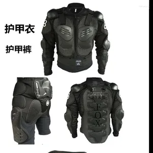 Kurtki wyścigowe Aykwfox Jersey Jersey Jersey Men Body Armour Motorcycle Rower Riding Motorbike Moto Protection Mountain Rower i spodnie