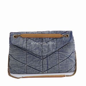 Jeansowa moda moda worek na ramię crossbody designer torby luksusowe torba komunalna torebka hobo torba szeroka torba