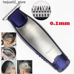 Electric Shavers Kemei 3 1 Profesyonel Saç Clipper Şarj Edilebilir 0mm Baldheaded Saç Düzeltmeleri Berber Saç Kesimi Makinesi KM-5021 S240318